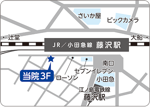 こもれび診療所の地図